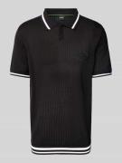 Poloshirt met ribboorden