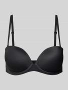 Push-up-bh met labeldetails, model 'PERFECT FIT'
