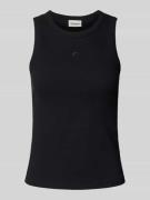 Tanktop met ribboorden, model 'Philips'