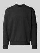 Sweatshirt met labeldetail