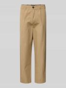 Relaxed fit chino met steekzakken
