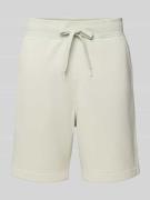 Sweatshorts met logostitching