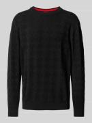 Gebreide pullover met ribboorden, model 'Sargyle'