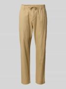 Relaxed fit chino met tunnelkoord