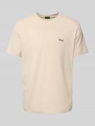 T-shirt met labelprint