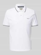 Poloshirt met labelstitching
