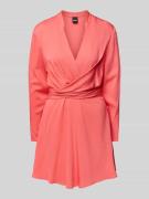 Mini-jurk in wikkellook, model 'Dimkai'