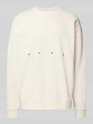 Sweatshirt met labelstitching, model 'Dutap'