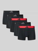 Boxershort met elastische band met logo in een set van 5 stuks