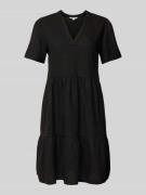 Comfort fit vrijetijdsjurk van mix van viscose en linnen, model 'TIRI-...