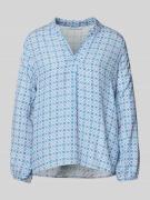 Relaxed fit blouse met tuniekkraag, model 'Mi44mii'