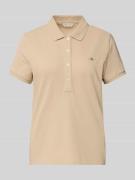 Poloshirt met labelstitching