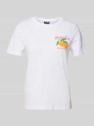 Regular fit T-shirt van puur katoen, model 'SUMMER'