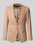Slim fit colbert met paspelzak op de borst, model 'Alzer'