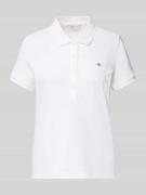 Poloshirt met labelstitching