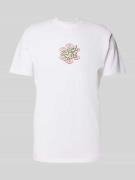 T-shirt met labelprint