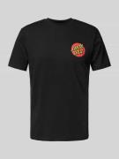 T-shirt met labelprint
