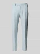 Slim fit pantalon met persplooien, model 'Kynd'
