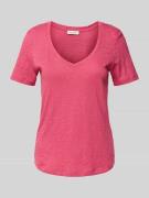 Regular fit T-shirt van puur katoen