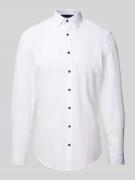 Super slim fit zakelijk overhemd met knoopsluiting