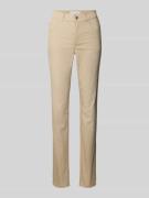Slim fit jeans met stretch, model 'Cici'