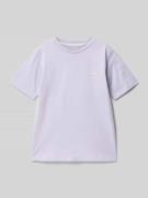 T-shirt met labelprint, model 'SUMMER'