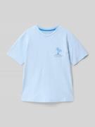 T-shirt met labelprint, model 'SUMMER'