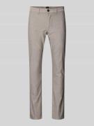 Slim fit chino met achterzakken