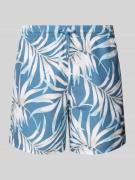 Zwembroek met labelpatch, model 'CALI FLORAL'