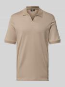 Regular fit poloshirt met V-hals, model 'Bolo'