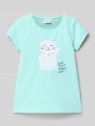 T-shirt in A-lijn van puur katoen