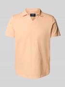 Poloshirt met V-hals