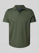 Poloshirt met V-hals