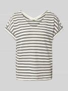 Oversized T-shirt van gebreide katoenmix