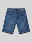 Regular fit korte jeans van puur katoen