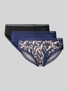 Slip met kant in een set van 3 stuks, model 'GO'
