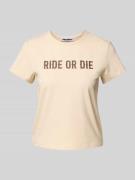 T-shirt met statementprint