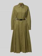 Overhemdjurk met tailleriem, model 'DANCING'