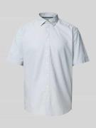 Casual fit zakelijk overhemd met 1/2-mouwen