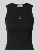 Tanktop met motiefstitchings