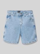 Loose fit korte jeans met hamerlus, model 'TONY'