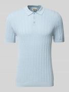 Slim fit poloshirt met knoopsluiting, model 'TRITON'