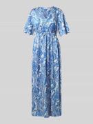 Maxi-jurk met V-hals, model 'Farinela'