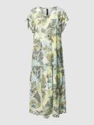 Midi-jurk met all-over bloemenmotief