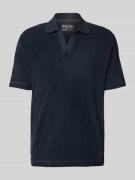 Regular fit poloshirt van badstof van katoen