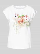 Regular fit T-shirt met ronde hals