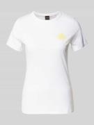 T-shirt met labelprint, model 'Elogo'