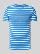T-shirt met logostitching
