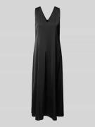 Midi-jurk met V-hals, model 'jessie'