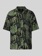 Regular fit vrijetijdsoverhemd van viscose met reverskraag